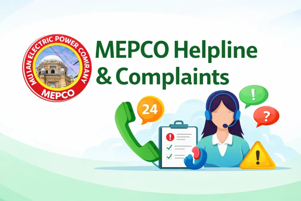 MEPCO Help Line & Complaints 1 Mepco Helpline & complaint numbers