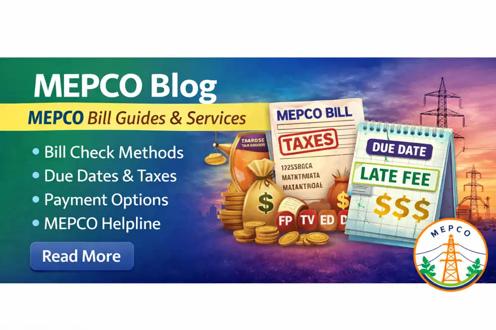 MEPCO Blog Bill Guides and Services Pakistan