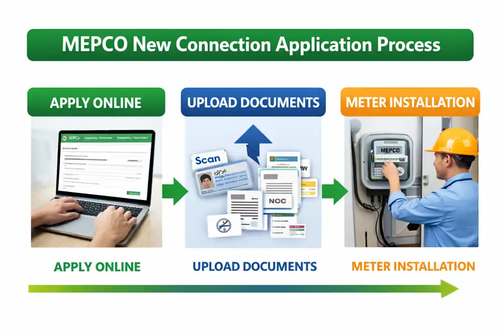NEW CONECTION 1 MEPCO New Connection Application Process